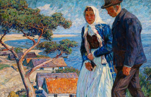 Ernst Bischoff-Culm, Junges Paar, 1904, (c) Sammlung Jelena Kosinova