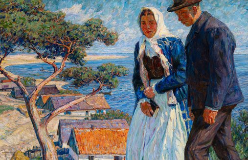 Ernst Bischoff-Culm, Junges Paar, 1904, (c) Sammlung Jelena Kosinova