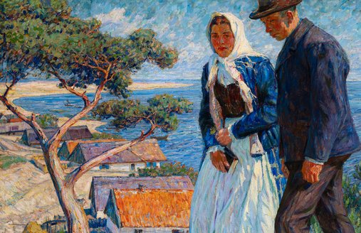Ernst Bischoff-Culm, Junges Paar, 1904, (c) Sammlung Jelena Kosinova