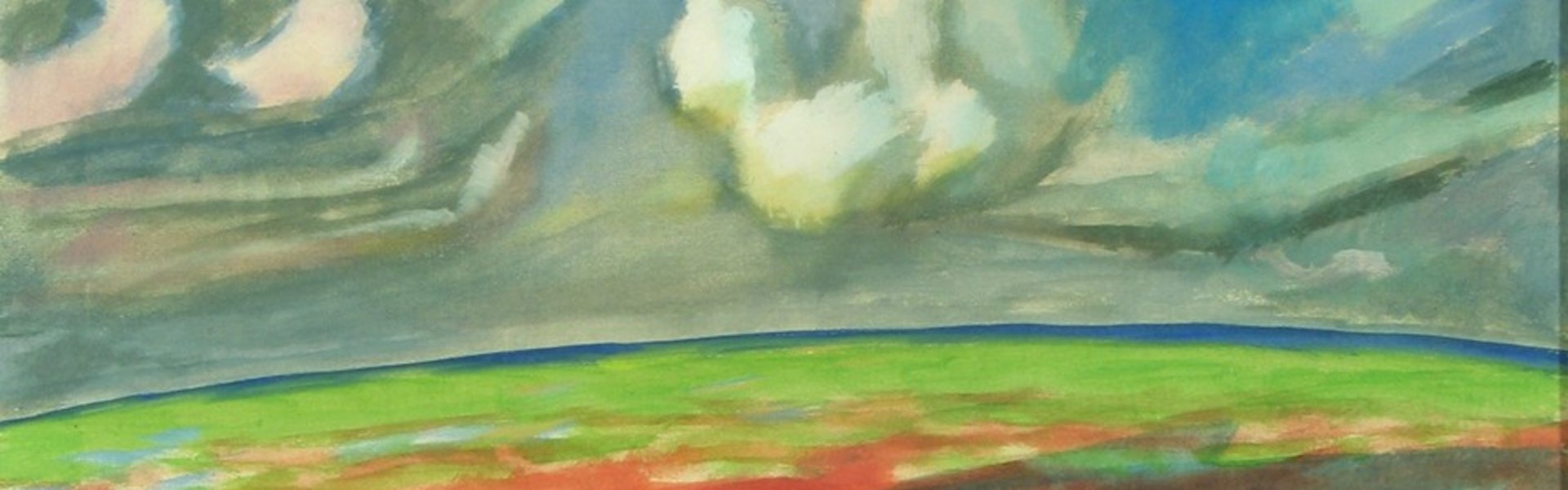 Erich Heckel, Wolkenschatten, 1918, (c) Nachlass Erich Heckel, Hemmenhofen