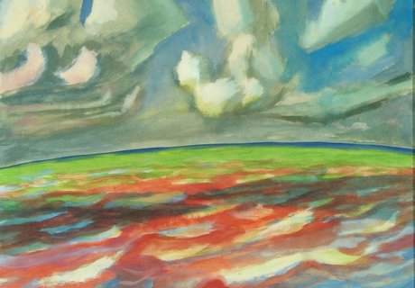Erich Heckel, Wolkenschatten, 1918, (c) Nachlass Erich Heckel, Hemmenhofen
