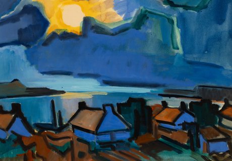 Ernst Mollenhauer, "Morgen in Nidden II", 1955