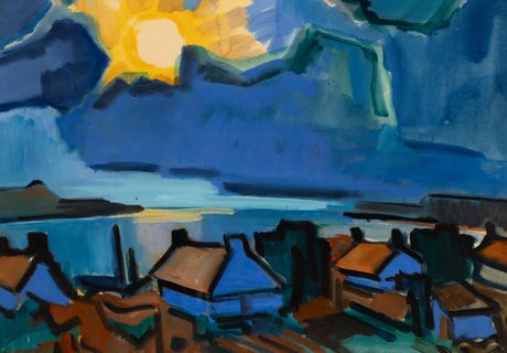 Ernst Mollenhauer, "Morgen in Nidden II", 1955