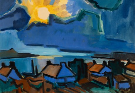 Ernst Mollenhauer, "Morgen in Nidden II", 1955